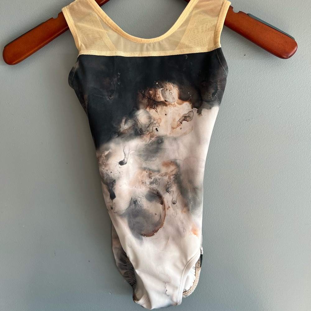 Beautiful marble style Lucky Leo leotard